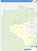 Los Alamos County, NM Digital Map Basic Style